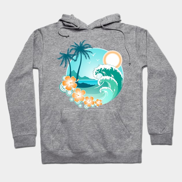 Summer Paradise Hoodie by vladocar